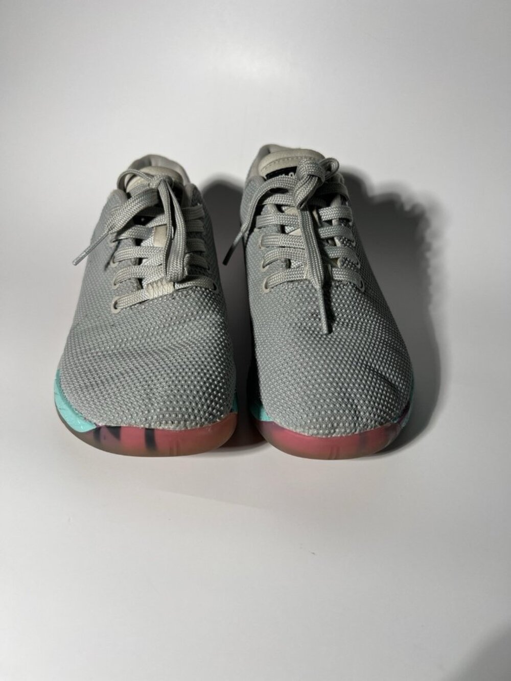 NOBULL SuperFabric Trainer Gray Pink Blue Women’s Size 6
